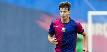 Jofre Torrents， lateral zurdo del Barça juvenil